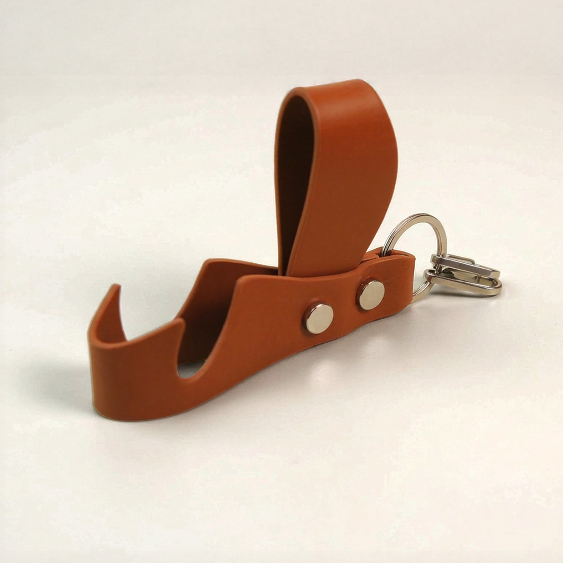 【国産本革】2way レザースマホスタンドキーホルダー "Rest"