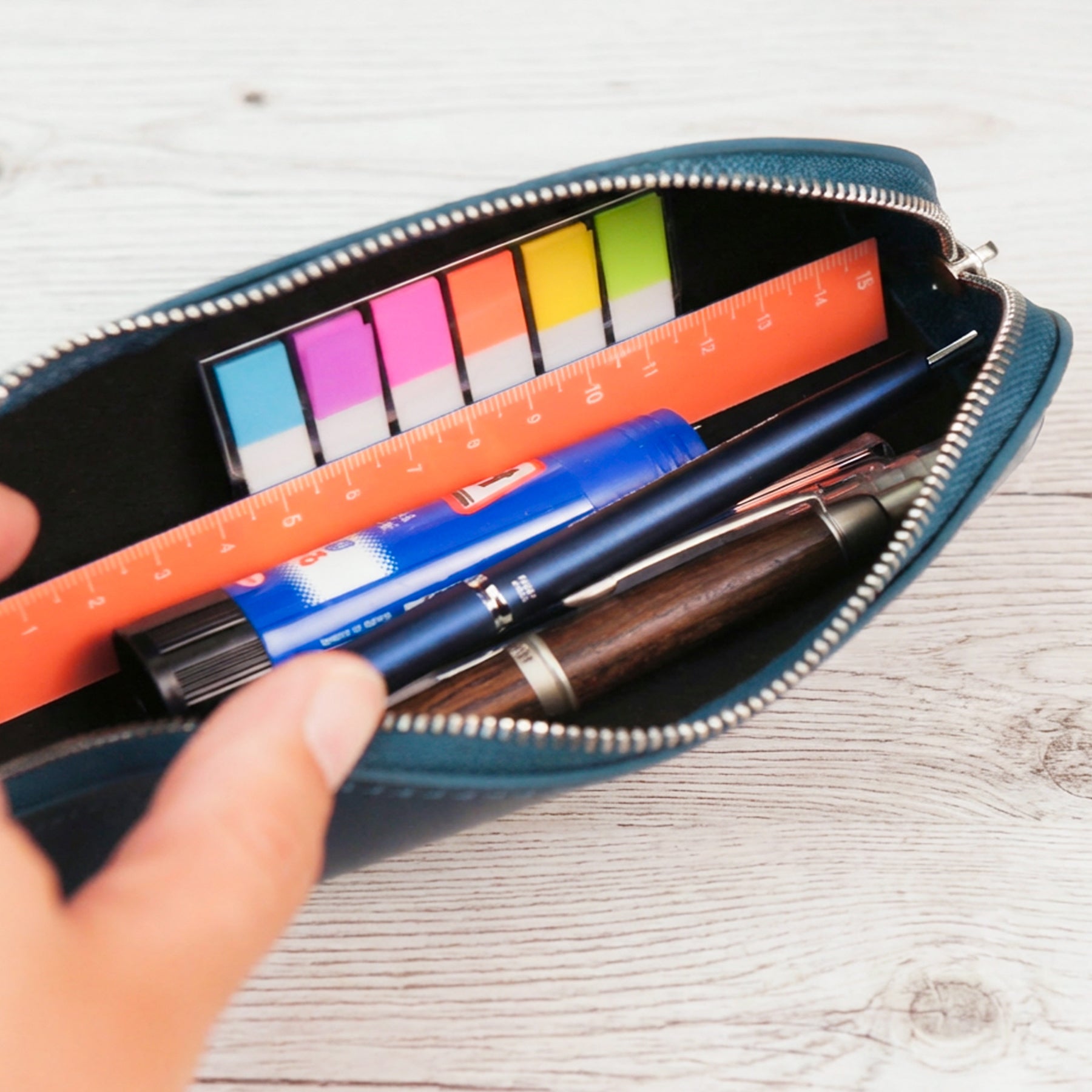 【国産本革】ペンケース "Ridge"