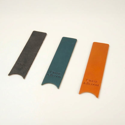 【送料無料】国産本革ブックマーク 3色セット | 次回使える15%オフクーポン付