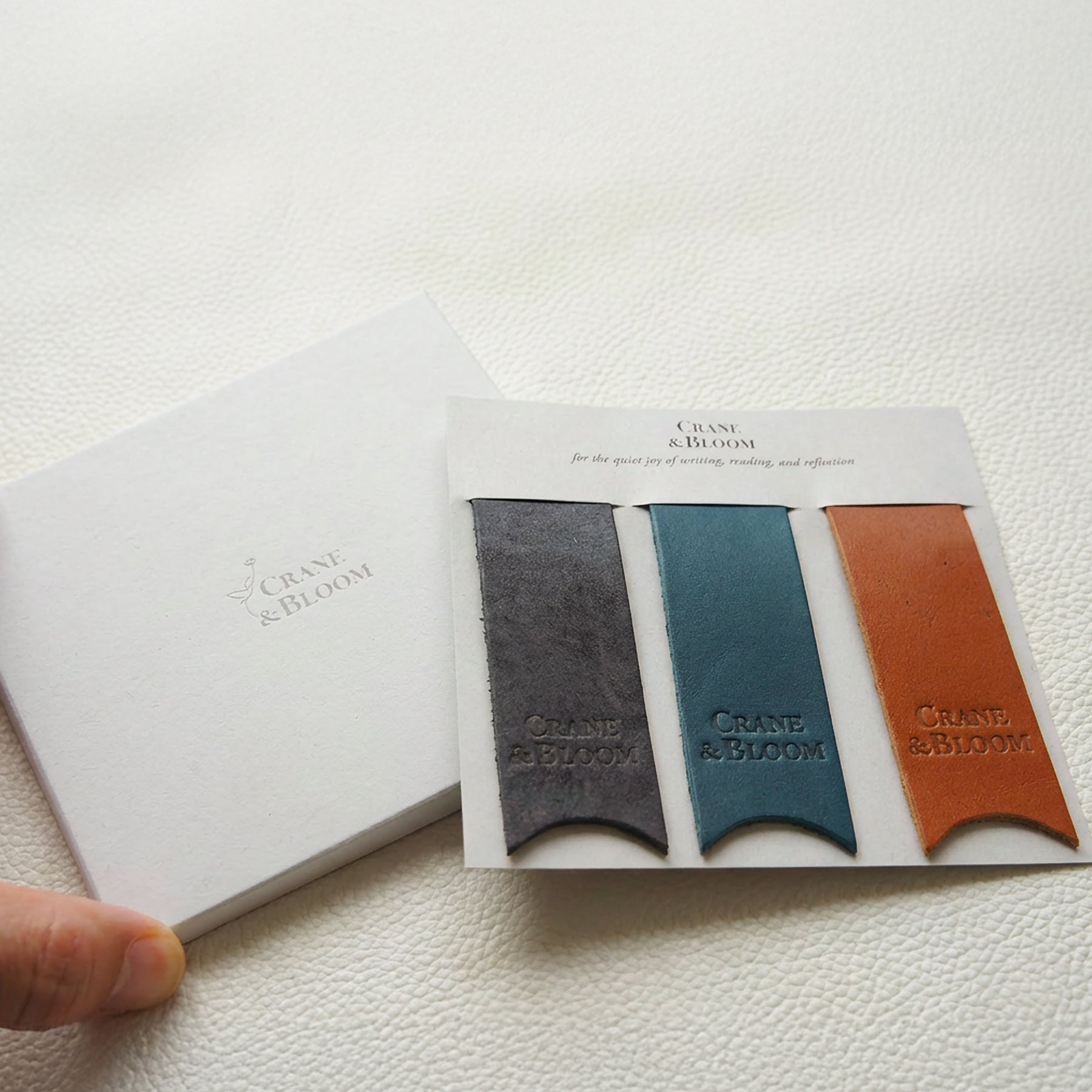 【送料無料】国産本革ブックマーク 3色セット | 次回使える15%オフクーポン付