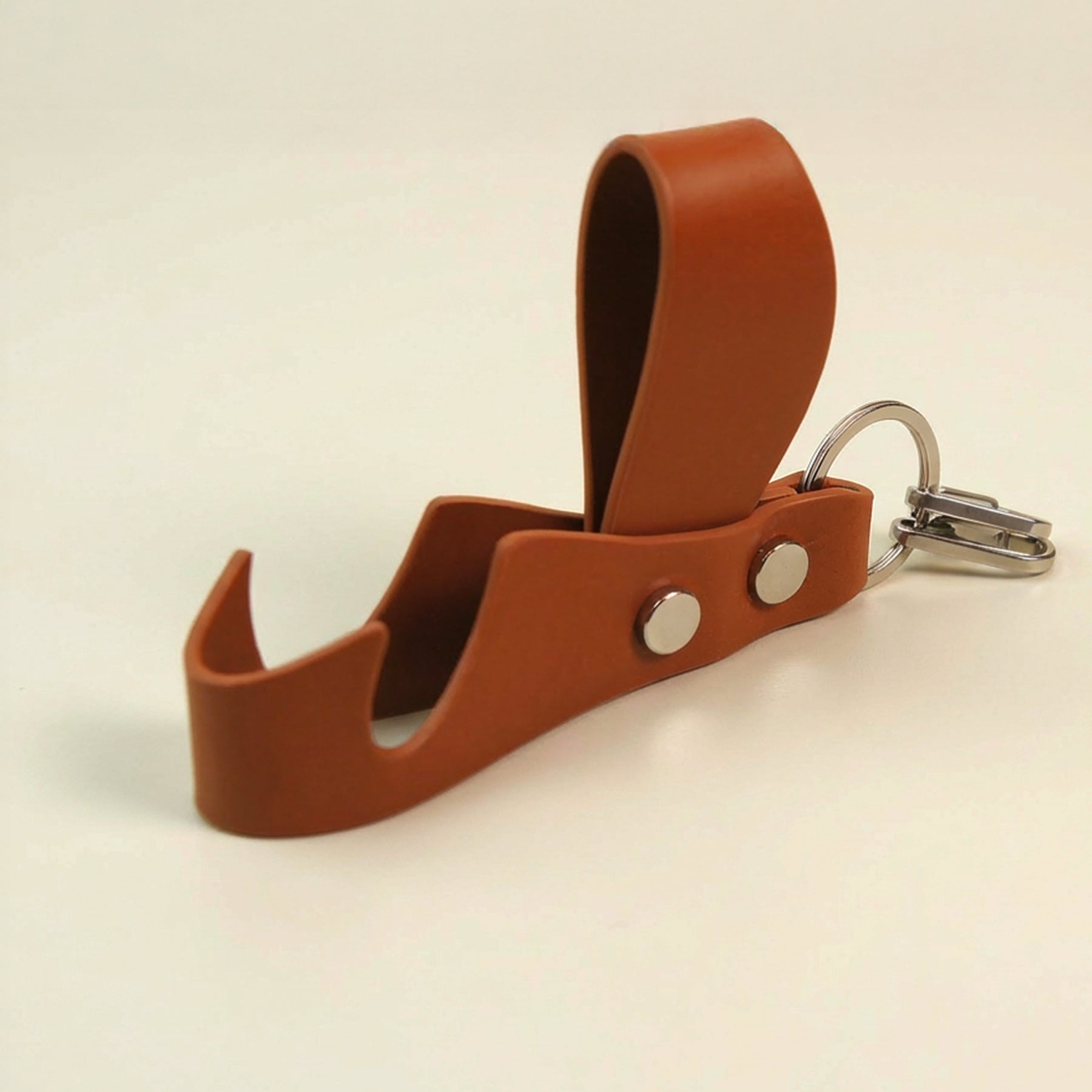 【国産本革】2way レザースマホスタンドキーホルダー "Rest"