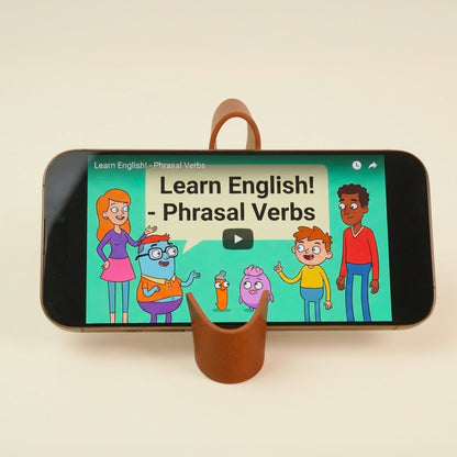 【国産本革】2way レザースマホスタンドキーホルダー "Rest"